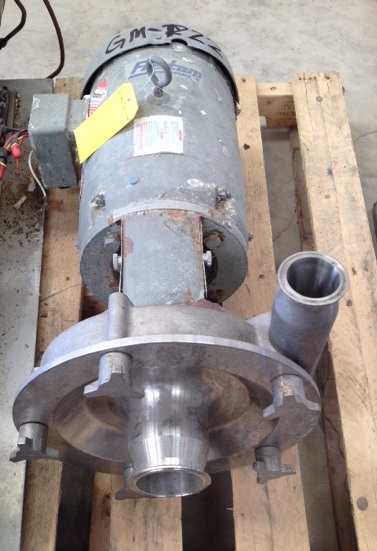 used Fristam model FRP3451 centrifugal pump. Rated approx. 225 GPM @ 50' Hd. 3
